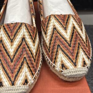 NWT Missoni by Angela Missoni collection Espadrilles intrecciato woven Sz 37 US7